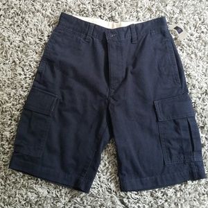 Boys Navy Blu Cargo Shorts